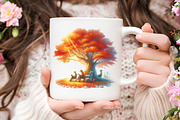 Fall Reading Book Sublimation Clipar, an Illustration by RobertsArt (Thumbnail 6 of 7)