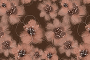 Abstract pink blooms pattern, a Pattern Graphic by Nocito Design (Thumbnail 2 of 6)