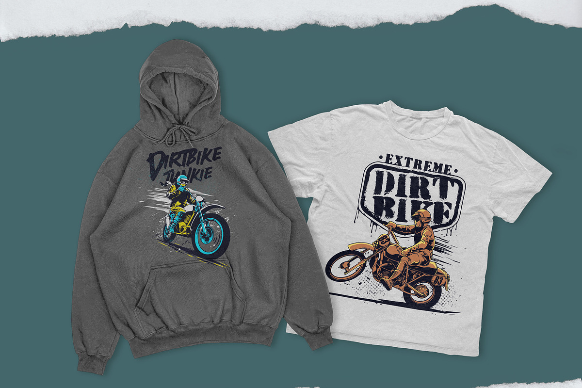 extreme Dirtbike motocross bundles, a Sport Illustration by The BolzStudio (Photo 6 of 10)
