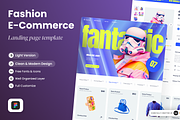 Elamby - Fashion E-commerce, a Landing Page Template by SLAB! Design (Thumbnail 1 of 4)