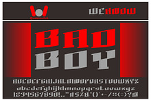 bad boy font