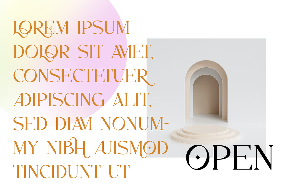 Moles - Serif Display Ligature Font, a Serif Font by Vesvocrea (Photo 3 of 9)