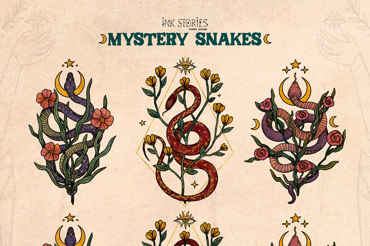 Mystery Snakes, an Animal Illustration by Ink Stories (Photo 22 of 31)