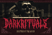 Purgatory, a Blackletter Font by Burntilldead (Thumbnail 7 of 13)