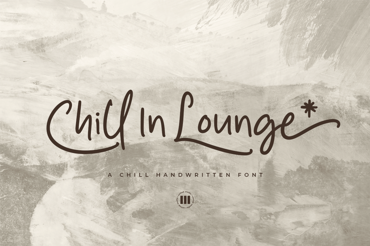 Chill in Lounge | A Quote Font, a Script Font by Colllab Studio (Photo 1 of 18)