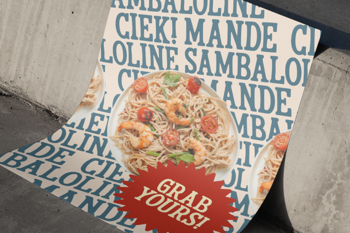 Rustero - Western Food Font, a Slab Serif Font by Pandeka Studio (Photo 8 of 9)