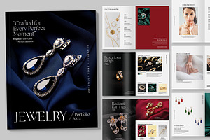 Jewellery Portfolio & Catalog Layout, a Magazine Template by BrandPacks