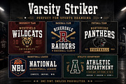 Varsity Striker - Bold Athletic Font, a Slab Serif Font by Wow Magic (Thumbnail 3 of 3)