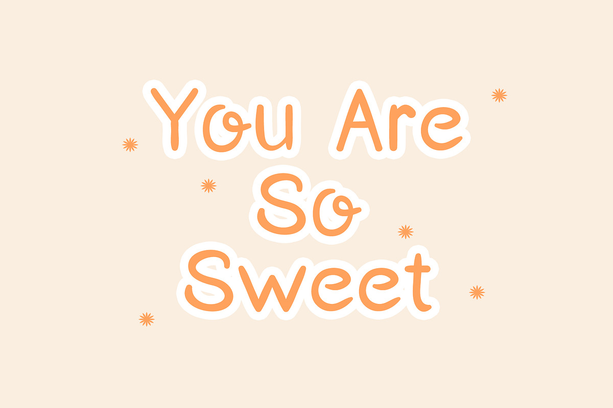 Orange Mango | Cute Handwritten, a Sans Serif Font by Lightsense (Photo 5 of 12)