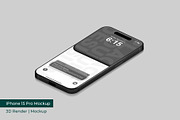iPhone 15 Pro Mockup | 3D Rendering, an iPhone Mockup by mrfauzi (Thumbnail 13 of 17)