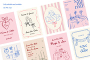 Summer Wedding Collection, a Decorative Illustration by Marish (Thumbnail 8 of 11)