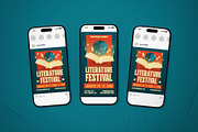 Literature Festival Event Flyer Set, a Flyer Template by The Good Store (Thumbnail 2 of 2)