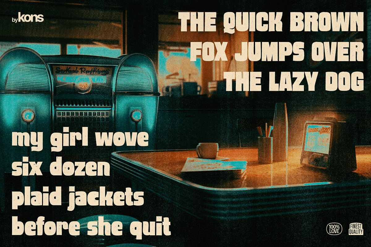 Gresua - Organic Bold Fonts, a Sans Serif Font by Konstantine Studio (Photo 8 of 9)