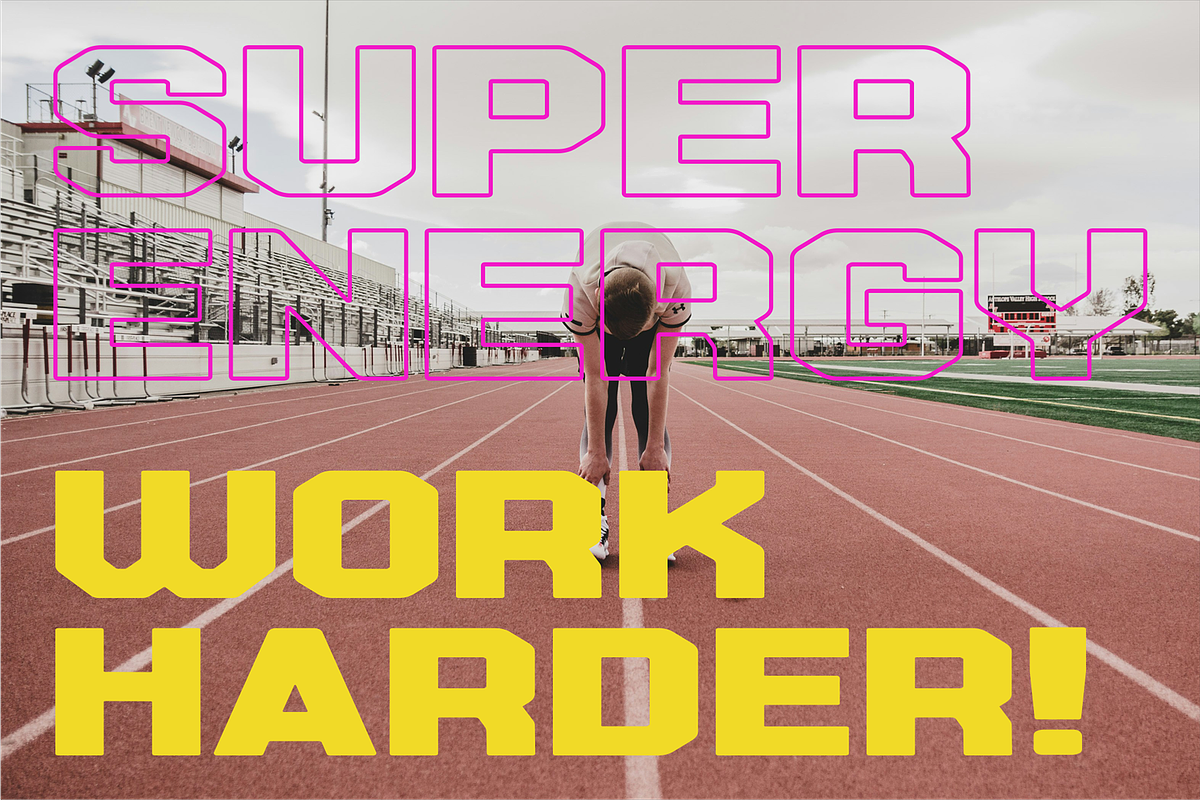 NCL Maxipower - Sport Gym Font, a Sans Serif Font by Enxyclo Studio (Photo 8 of 16)