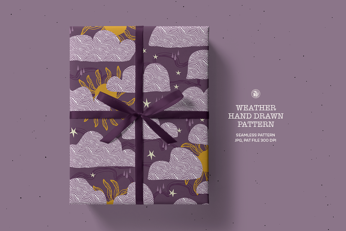 Weather Pattern, a Wallpaper Graphic by Bloomart Studio