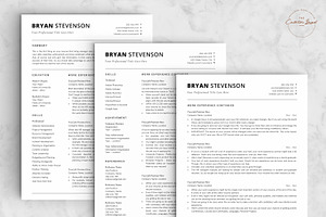 Resume/CV - The Bryan