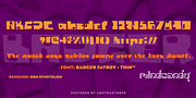 Badger Fatboy™, a Handwritten Font by MINDCANDY (Thumbnail 4 of 4)