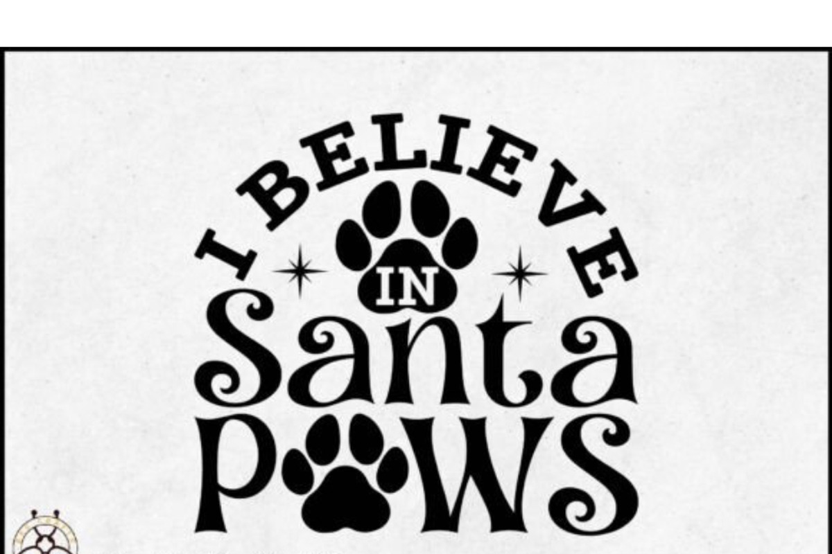 Christmas Dog SVG Bundle Santa Paws, a Graphic by BeeCraftR (Photo 3 of 9)