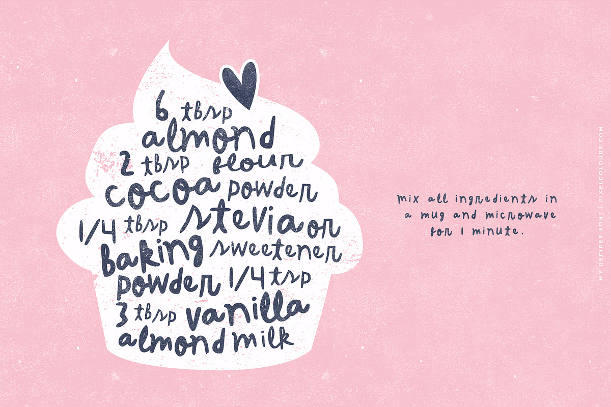 My Recipes Cute Script Font + Graphics preview 2