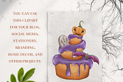 Cute Halloween candy Clipart PNG Se, a Food Illustration by Mespilia (Thumbnail 4 of 5)