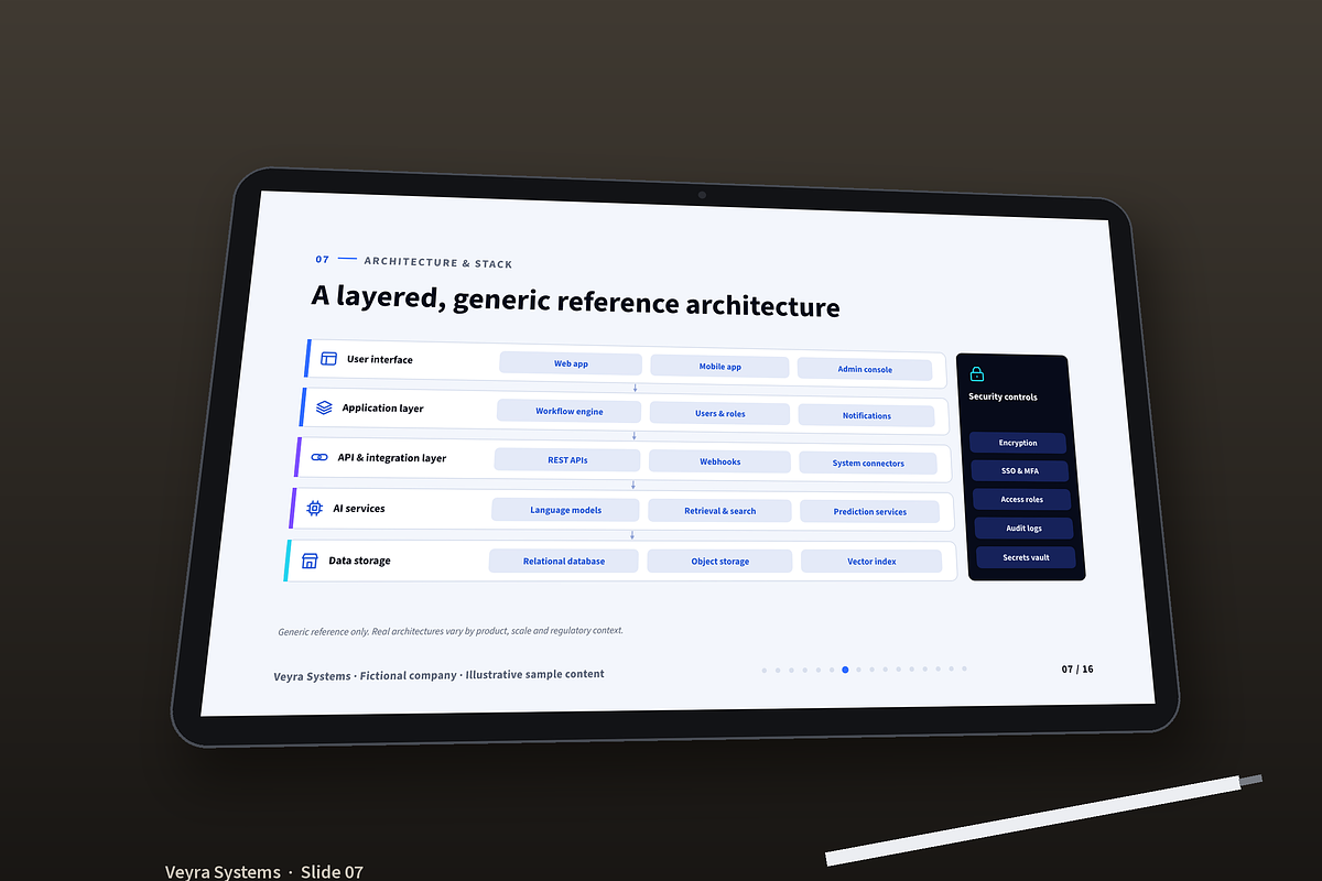 Technology AI Presentation Template, a Presentation Template by novexora (Photo 3 of 4)