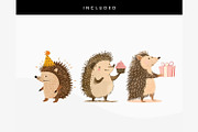 Part Hedgehogs with Gifts PNG, an Animal Illustration by ClipCraft (Thumbnail 8 of 9)