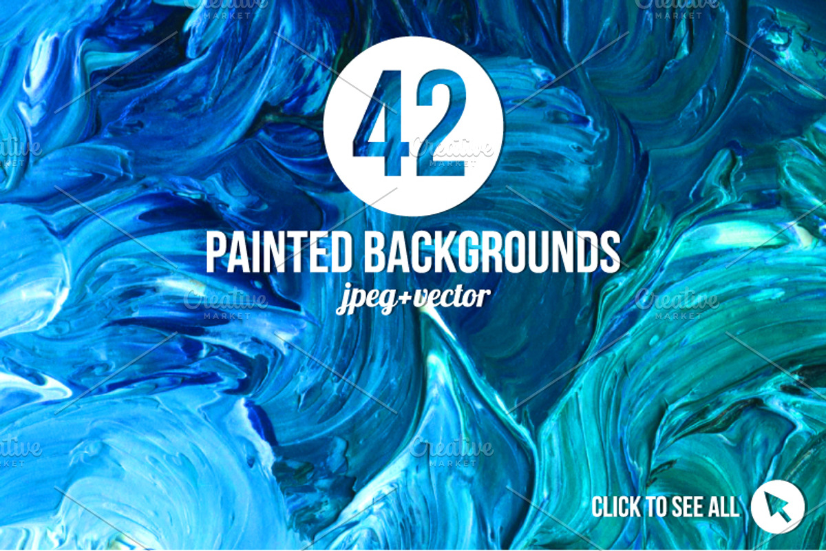 42 Magic Painted Backgrounds