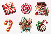 Christmas Candy Sublimation Clipart, an Illustration by CreationArt (Thumbnail 3 of 5)