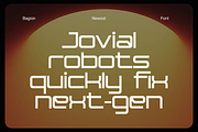 Bagion - Futuristic Tech Font, a Sans Serif Font by Pandeka Studio (Thumbnail 7 of 9)