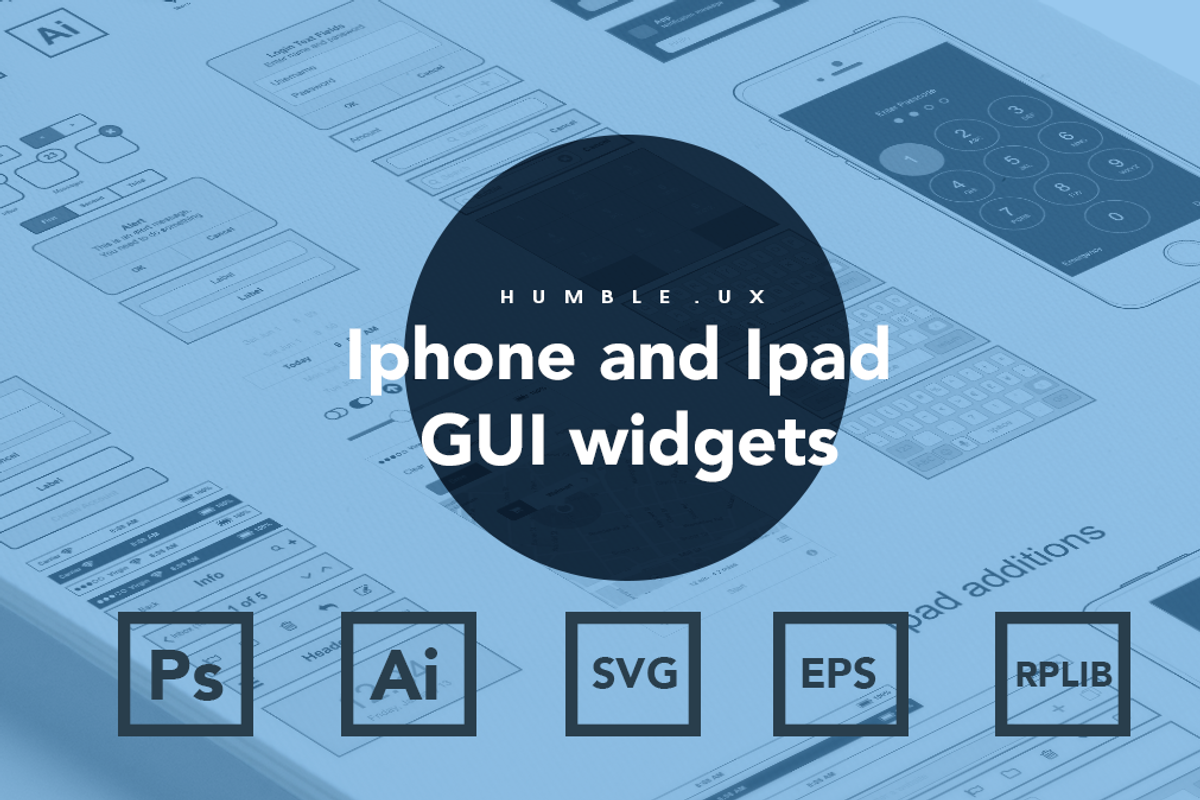Iphone and Ipad design widgets, an iPhone Mockup by Humble UX (Photo 2 of 3)