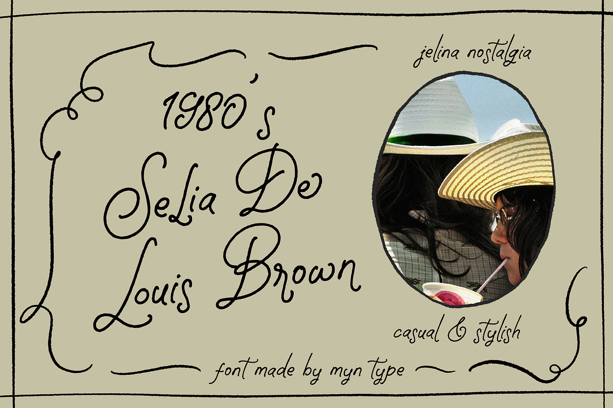 Jelina Nostalgia - Cozy Handwritten, a Handwritten Font by Myn Type (Photo 5 of 15)