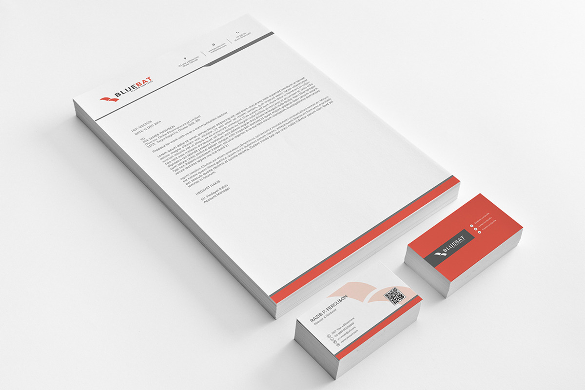Letterhead Pad & Free Business Card, a Stationery Template by Rongmistiry (Photo 8 of 9)