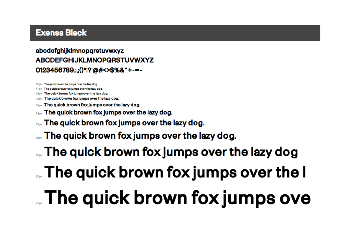 Exensa Grotesk Typeface + Web Fonts, a Sans Serif Font by Designova® (Photo 10 of 10)
