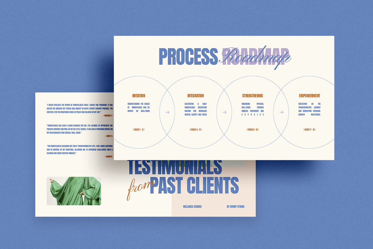 CALMER Wellness Presentation CANVA, a Presentation Template by Eviory (Photo 10 of 10)