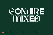 Condire Mixed – Display Font