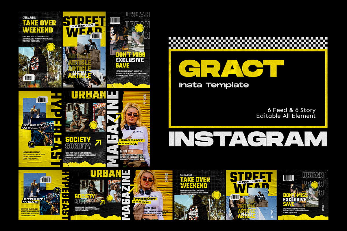 Gract Instagram Template, a Social Media Template by Shinra Labs (Photo 5 of 6)