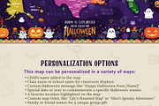Halloween USA Map Printable Bundle, an Education Illustration by AdrianDragne (Thumbnail 2 of 11)