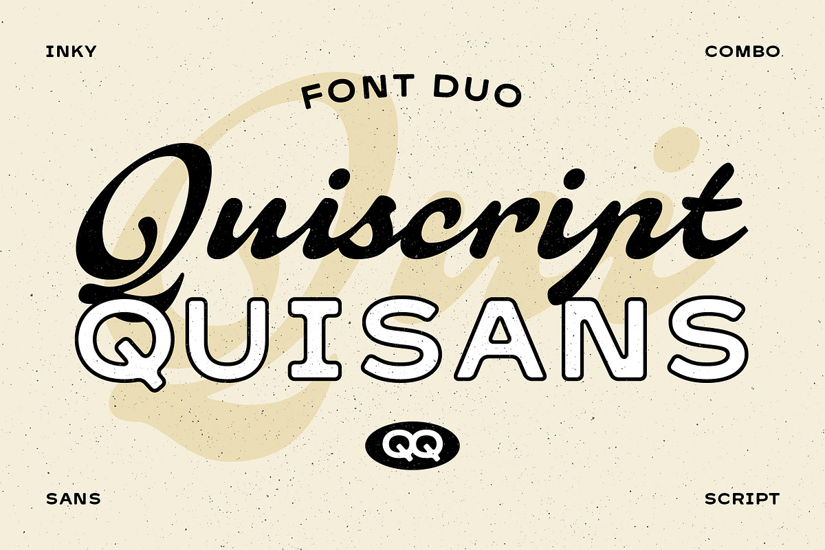 Quiscript Quisans, a Script Font by Adam Fathony (Photo 1 of 17)