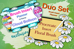 Template Inserts Planner Floral