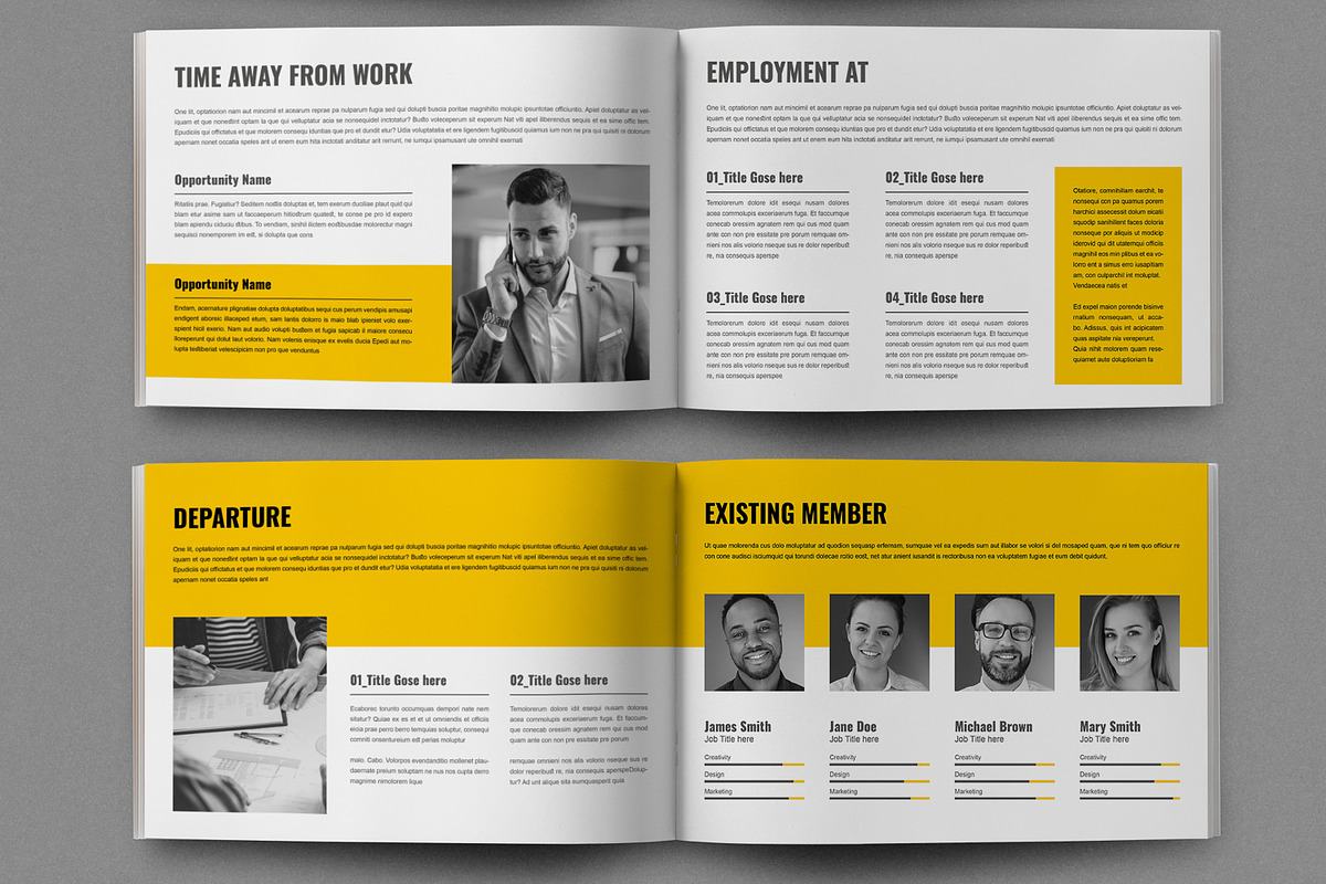 Employee Handbook Brochure Design