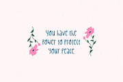 Quirky Handwritten Font Cute Flowers, a Handwritten Font by Kaya Fonts (Thumbnail 14 of 32)