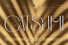 Catsumi - Elegant San Serif