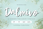 Dalmivo | Script Decorative Font, a Script Font by Everyday Perfection (Thumbnail 1 of 5)