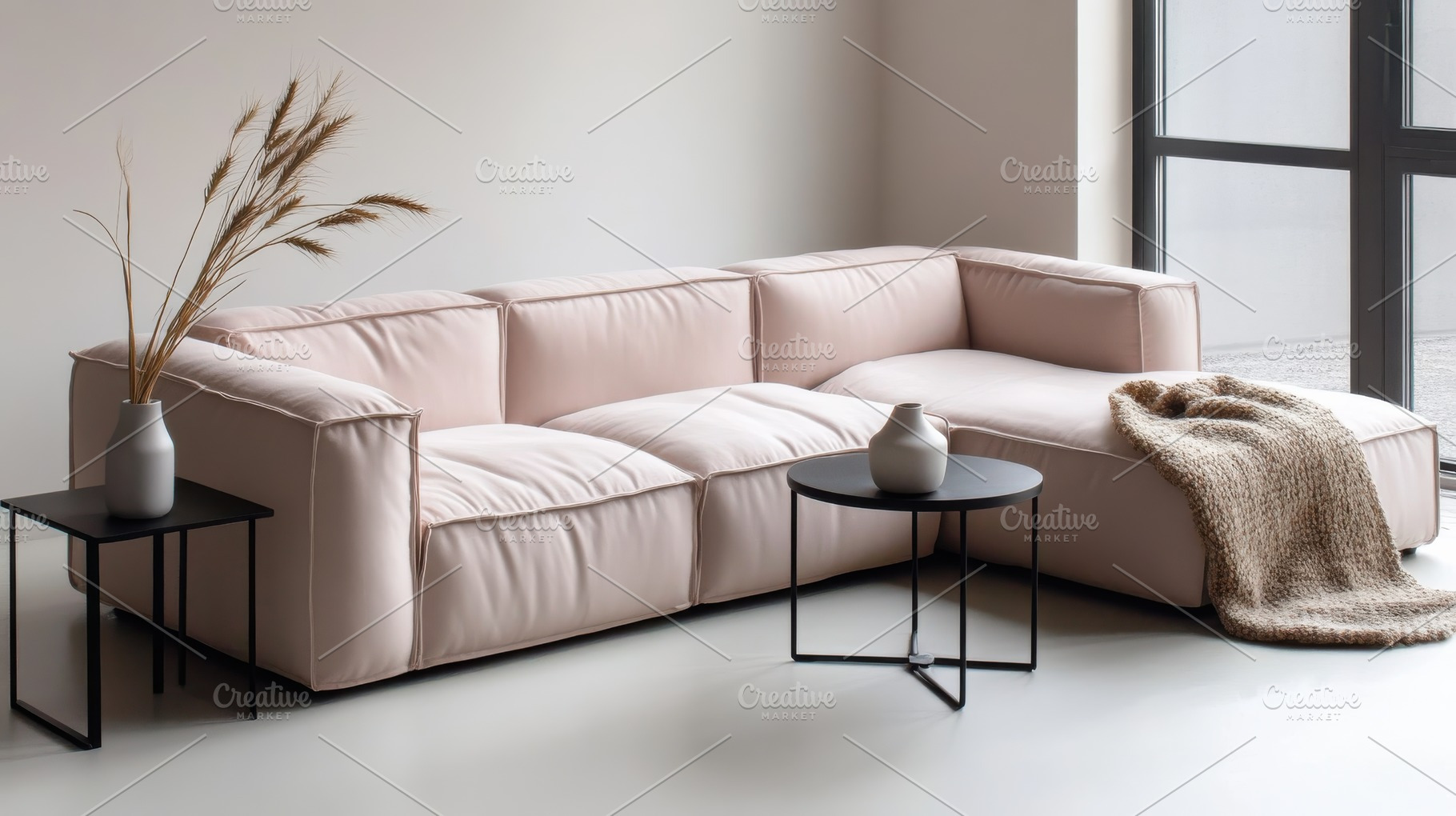 Serene Minimalist Living Room, an Architecture Photo by Virgo Studio