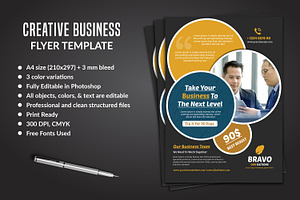 Creative Business Flyer, a Flyer Template by TheGraphicsWorld