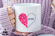 Falling Hearts LOVE PNG, an Illustration by Daily.Designs (Thumbnail 2 of 5)