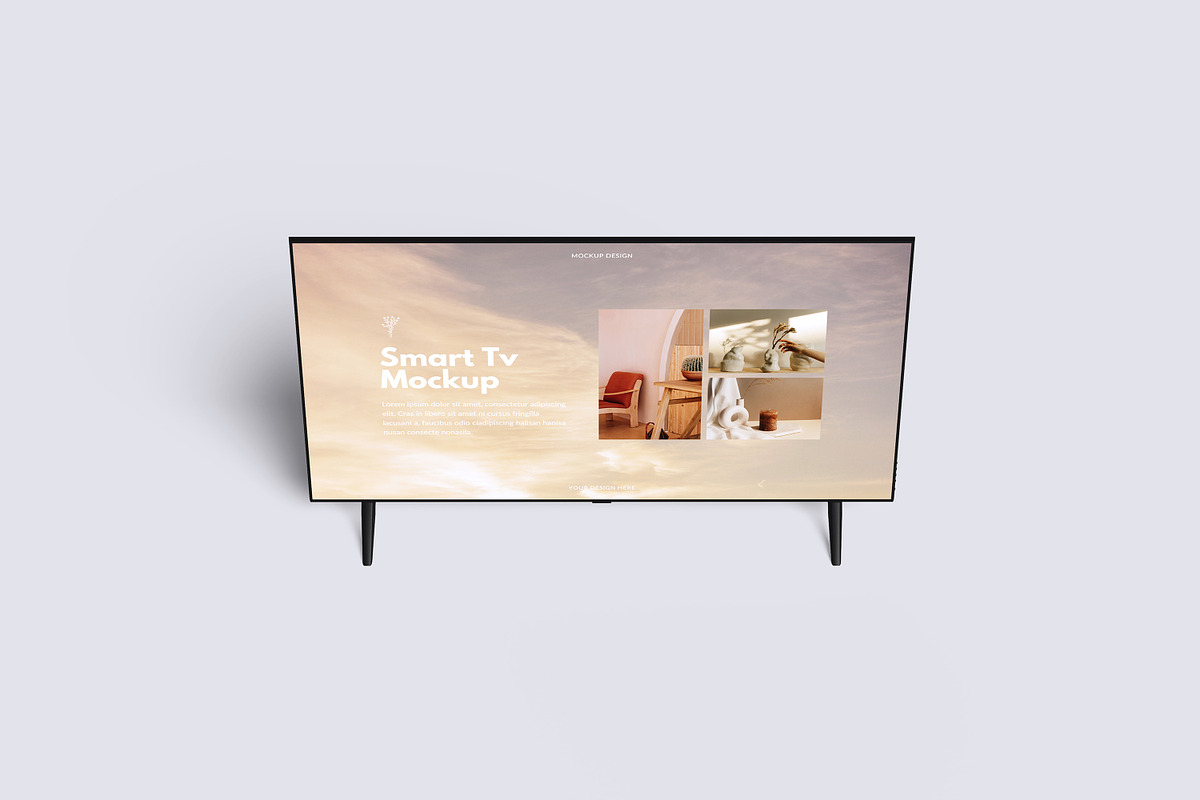 Smart Tv Mockup, a Device Mockup by Riel Concept (Photo 3 of 5)