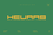 Heuras - Condensed Bold Sans, a Sans Serif Font by Pengedar Seni (Thumbnail 1 of 8)