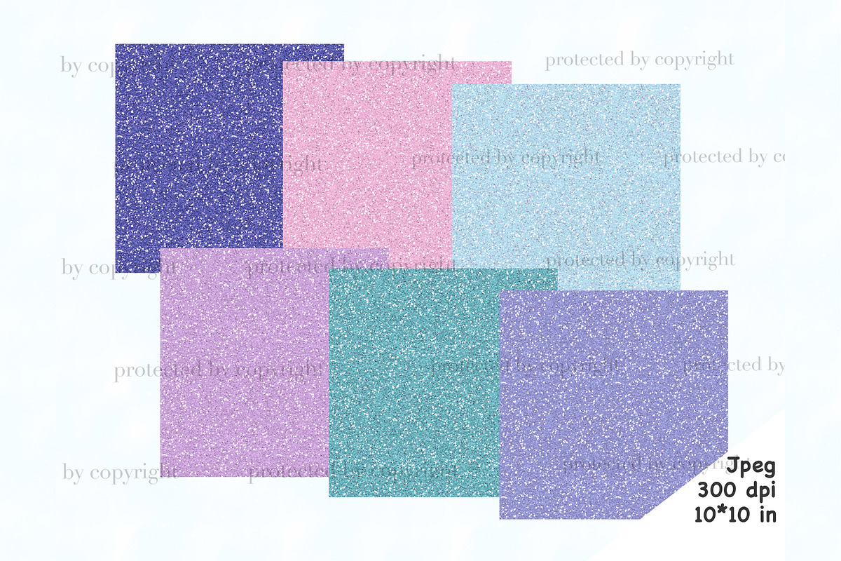 Snowy Glitters, a Pattern Graphic by GlamArtZhanna (Photo 2 of 3)