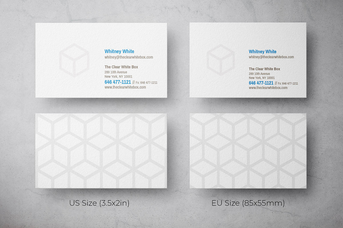 White Box Productions Business Card, a Business Card Template by Layoutlet (Photo 2 of 2)
